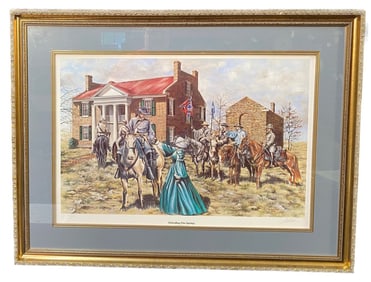 MARVIN STALNAKER (20TH CENTURY) LIMITED EDITION ARTISTS LITHOGRAPH, HAND SIGNED WITH COA TITLED