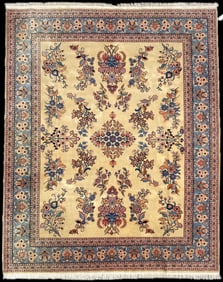 KERMAN HAND KNOTTED RUG, 8.0 x 9.9 (244cm x 297cm)
