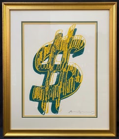 ANDY WARHOL (1928-1987) LITHOGRAPH TITLED SINGLE DOLLAR, 22IN x 26IN (56cm x 66cm)