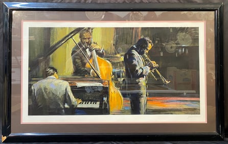 JIN G. KAM (1953) ORIGINAL, HAND SIGNED, LIMITED-EDITION LITHOGRAPH, 33.0IN X 51.5IN (84cm x 131cm)