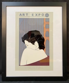 PATRICK NAGEL (1945-1984) ART EXPO 1981 POSTER, 29.5IN x 35.5IN (75cm x 90cm)