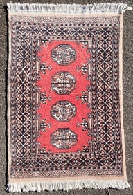 BUKHARA HAND KNOTTED RUG – 2.1 x 3.0
