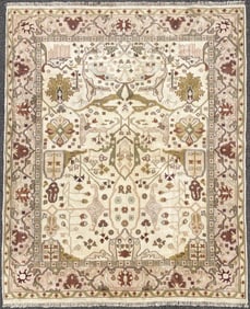 PESHAWAR HAND KNOTTED RUG, 7.11 x 9.8 (241cm X 295cm)