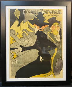 HENRI DE TOULOUSE-LAUTREC (1864-1901) LITHOGRAPH TITLED DIVON JAPONAIS, 29.5IN x 36IN (75cm x 91cm) (1 of 5)