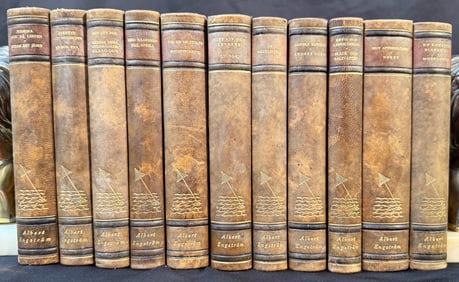 ALBERT ENGSTROM BOOK SET, 11 VOLUMES, 1939