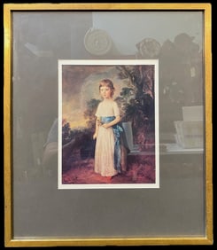 THOMAS GAINSBOROUGH (1727-1788) LITHOGRAPH TITLED MASTER JOHN HEATHCOTE, 20IN x 23IN (51cm x 58cm)