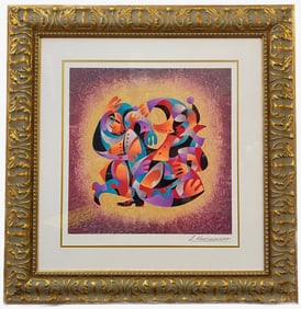 ANATOLE KRASNYANSKY (1930-2023) LIMITED EDITION, SIGNED SERIGRAPH TITLED POETRY IN MOTION, 29.5IN x