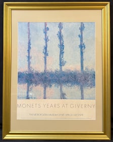 ORIGINAL CLAUDE MONET (1840-1926) EXHIBITION POSTER FOR THE METROPOLITAN MUSEUM OF ART, 1978, 32IN x