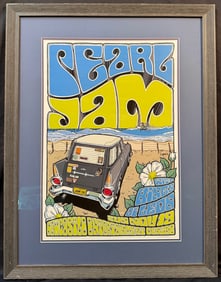 ORIGINAL PEARL JAM CONCERT POSTER FOR 2006 AUSTRALIAN TOUR, 27IN x 35IN (69cm x 89cm)