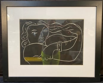 HENRI MATISSE (1869-1954) LITHOGRAPH TITLED PASIPHAE, 29IN x 36IN (74cm x 91cm)