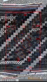 AFGHANI BALOUCH HAND KNOTTED RUG, 2.5 x 4.0 (74cm x 122cm)