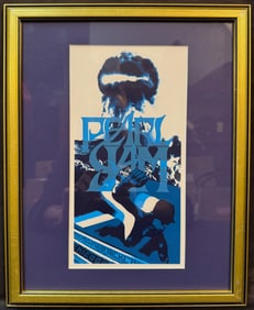 ORIGINAL PEARL JAM CONCERT POSTER FOR THE CHICAGO 2006 SHOW, 12.5IN x 15.5IN (32cm x 39cm)