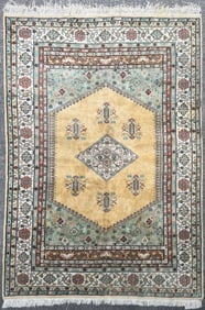 KAZAK CAUCASIAN HAND KNOTTED RUG, 6.6 x 9.7 (198cm x 292cm)