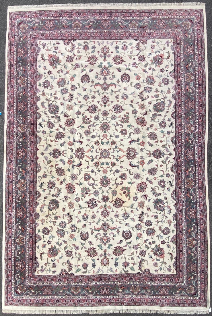 MANSION SIZED KASHAN HAND KNOTTED RUG, 12.0 x 18.0 (366cm x 549cm)