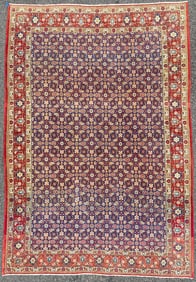 PERSIAN BIDJAR HAND KNOTTED RUG, 7.4 x 10.6 (224cm x 320cm)