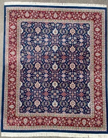 KASHAN HAND KNOTTED RUG, 8.0 x 10.0 (244cm x 305cm)