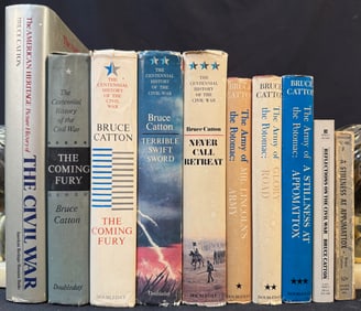 BRUCE CATTON CIVIL WAR BOOK SET, 8+2 VOLUMES