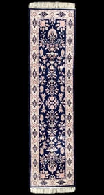MAHAL HAND KNOTTED RUNNER, 2.8 x 10.3 (81cm x 312cm)