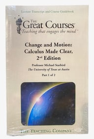 THE GREAT COURSES SERIES – CHANGE AND MOTION: CALCULUS MADE CLEAR, 2ND EDITIONS