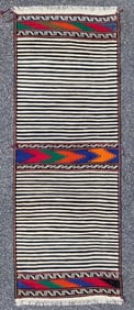 AFGHANI BALOUCH HAND KNOTTED RUG, NEW, 2.6 x 6.11 (76cm x 211cm)
