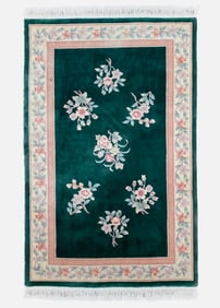ART DECO HAND KNOTTED RUG – 5.7 x 8.9 (170cm x 267cm)