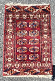 BUKHARA HAND KNOTTED RUG WITH 250+ KPSI – 1.11 x 2.10