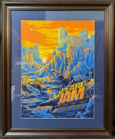 ORIGINAL PEARL JAM CONCERT POSTER FOR 2020 MADISON SQUARE GARDEN SHOW, 27IN x 32.5IN (69cm x 83cm)