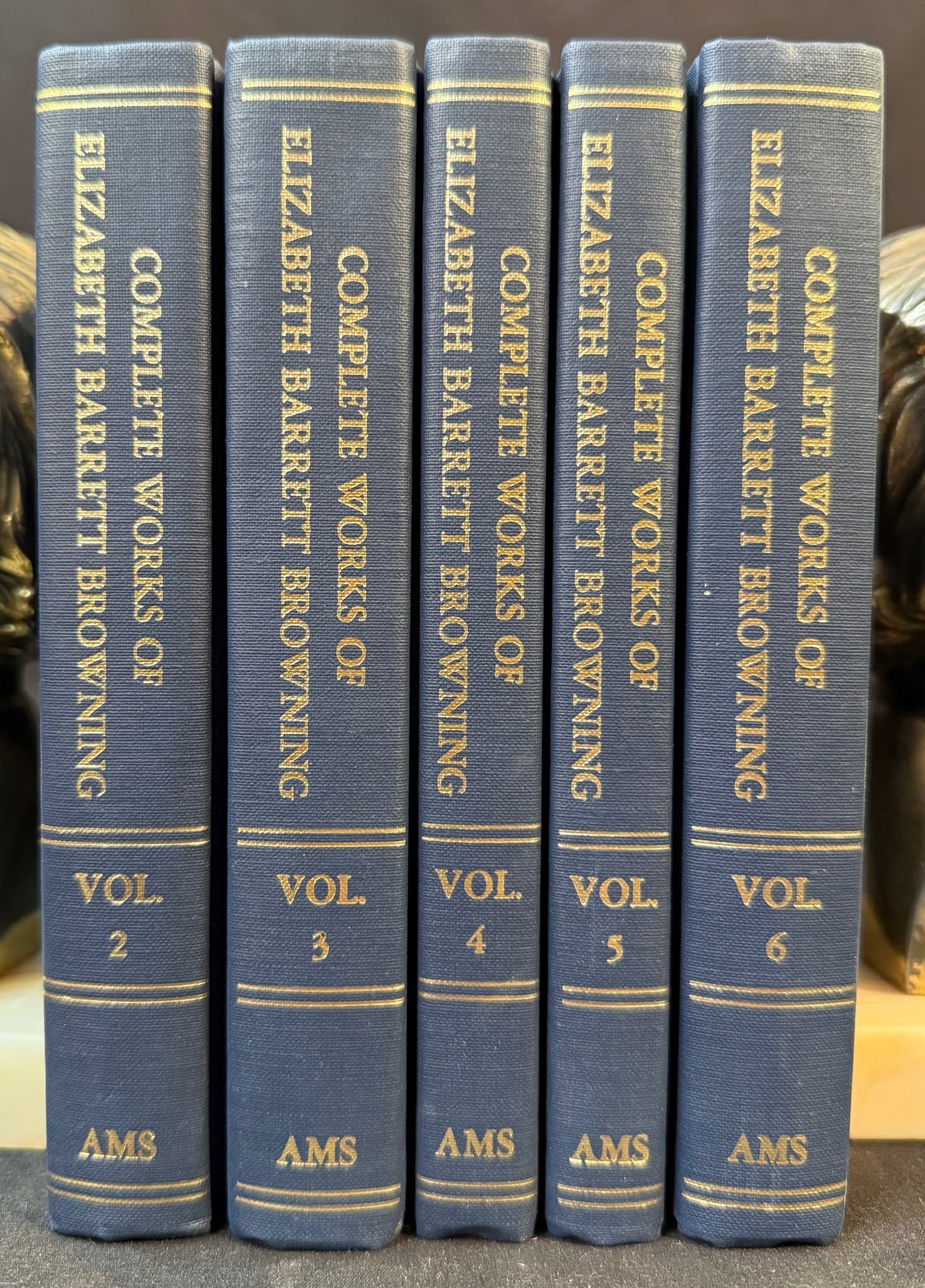 COMPLETE WORKS OF ELIZABETH BARRETT BROWNING, 5 VOLUMES, 1973 (1 of 6)