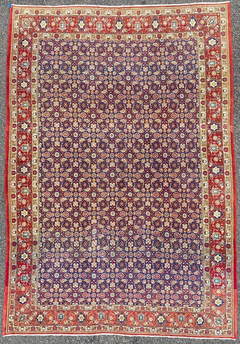 PERSIAN BIDJAR HAND KNOTTED RUG, 7.4 x 10.6 (224cm x 320cm) (1 of 3)