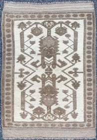 SOUMAK FLAT WEAVE HAND KNOTTED RUG, 2.9 x 4.0 (84cm x 122cm)