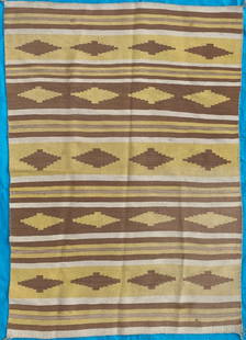 QASHQAI KILIM HAND KNOTTED RUG, 3.7 x 5.4 (109cm x 163cm): Qashqai Kazak flat weave rug was hand knotted in Afghanistan of 100% natural wool and has flat weave wool piles and is in excellent condition for its age. Beautiful colors with excellent quality. No h