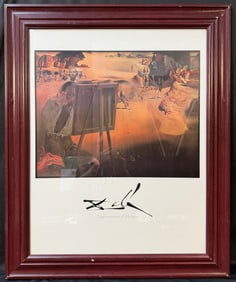 SALVADOR DALI (1904-1989) LITHOGRAPH TITLED IMPRESSIONS D’AFRIQUE, 28IN x 33.5IN (71cm x 85cm)