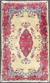 KERMAN HAND KNOTTED RUG, 4.9 x 8.0 (145cm x 244cm)