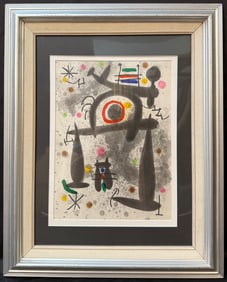 JOAN MIRO (1893-1983) ORIGINAL LIMITED-EDITION LITHOGRAPH, 20.0IN x 25.0IN (51cm x 64cm)