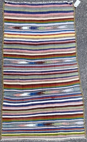 QASHQAI KILIM HAND KNOTTED RUG, NEW, 3.3 x 4.6 (99cm x 137m)