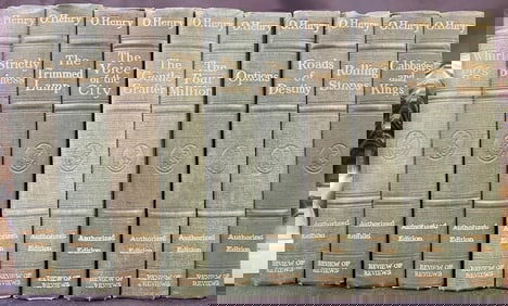 THE WORKS OF O.HENRY, AUTHORIZED EDITION, 10 VOLUMES, 1917