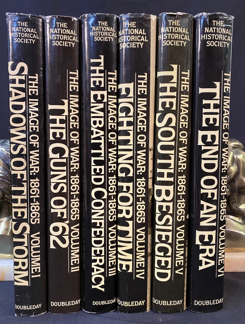 IMAGE OF WAR: 1861-1865, VOLUMES 1-6, 1981: 1981. New York. Garden City. Doubleday. Complete in 6 volumes, all volumes in Near Fine condition. All volumes come with dust jackets, with dust jackets in Very Good condition. This comprehensive pict