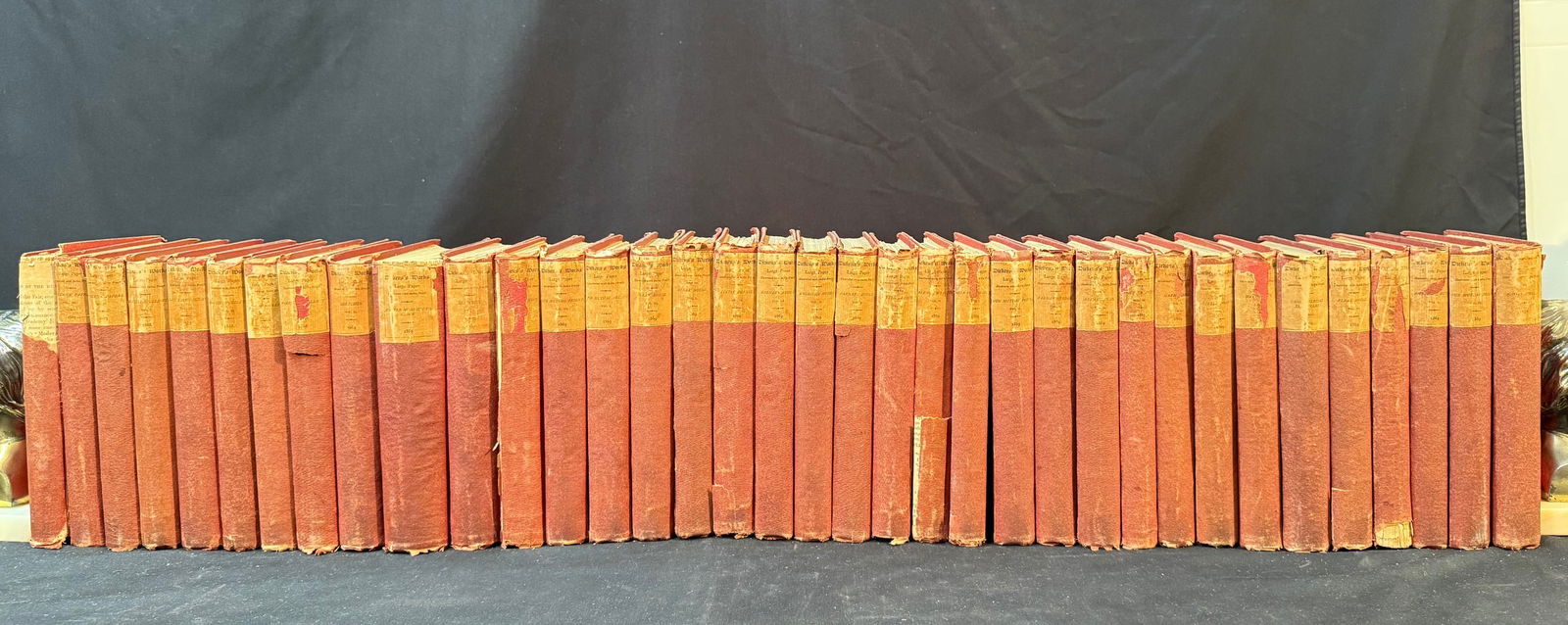 DICKENS WORKS, LARGE PAPER EDITION, 36 VOLUMES, 1867-1871 (1 of 6)
