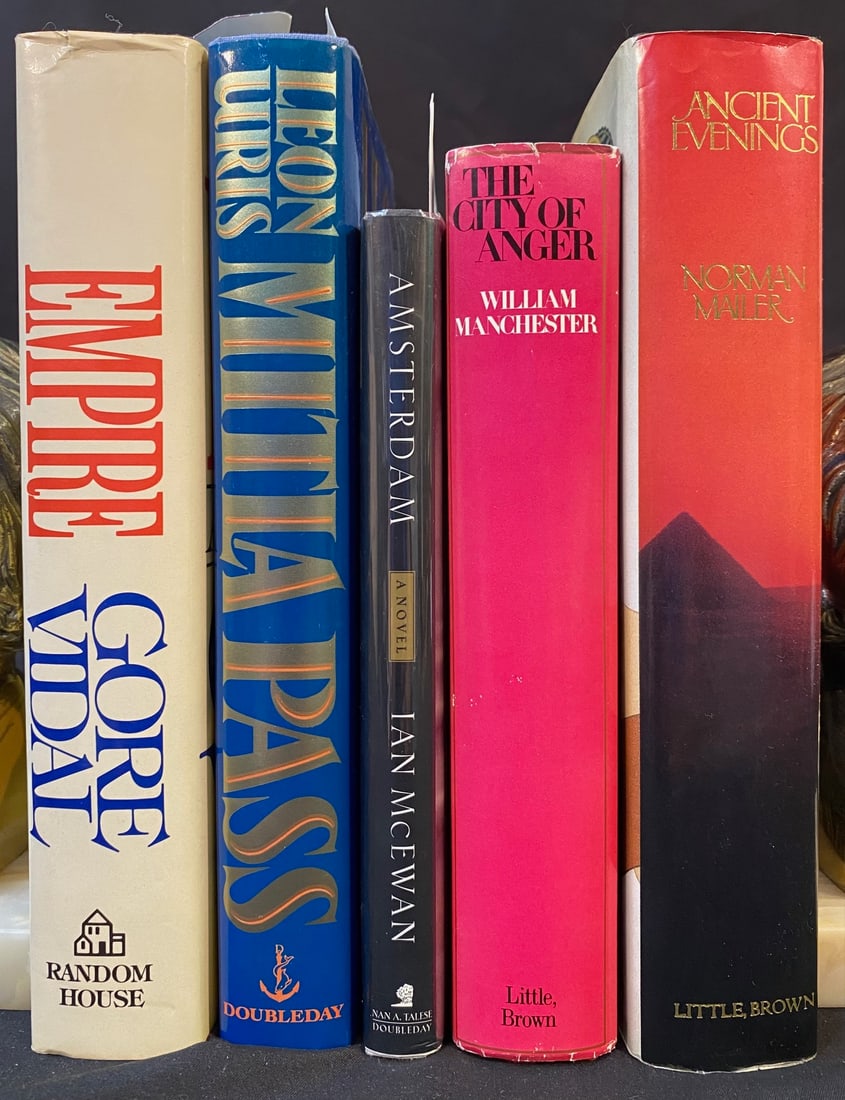 FIVE AUTHOR SIGNED BOOKS, FOUR ARE 1st EDITIONS (1 of 10)