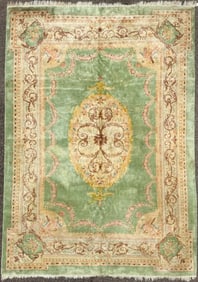 AUBUSSON HAND KNOTTED RUG, 9.11 x 14.0 (302cm x 427cm)