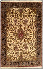 TABRIZ HAND KNOTTED RUG, 5.6 x 9.3 (168cm x 282cm)
