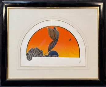 ROMAIN DE TIRTOFF, OR ERTE (1892-1990) HAND SIGNED, LIMITED EDITION, SILK SCREEN SERIGRAPH ON PAPER