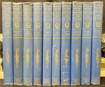 THE PHOTOGRAPHIC HISTORY OF THE CIVIL WAR, 10 VOLUMES, 1912