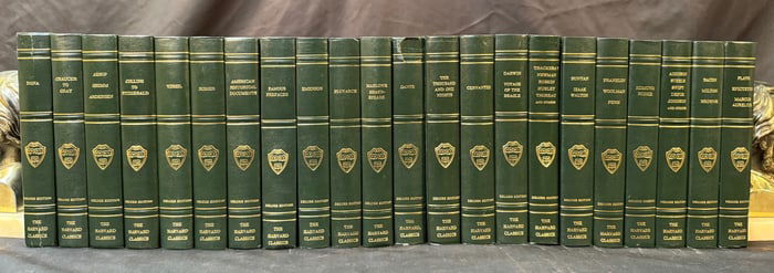 THE HARVARD CLASSICS, 22 VOLUMES, 1974