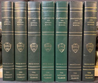 MASTERPLOTS ANNUAL BY FRANK MAGILL, 7 VOLUMES, 1972-1978