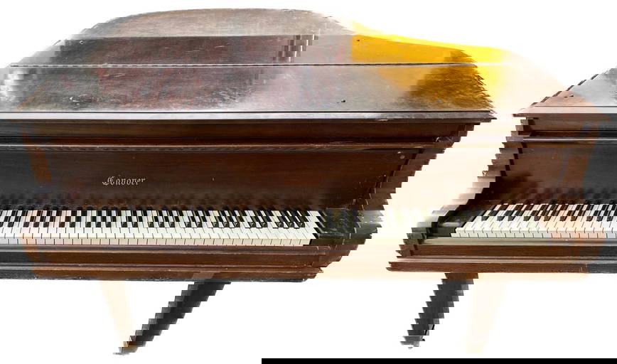 Vintage Wickham Baby Grand Piano, 54