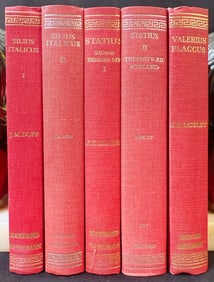 THE LOEB CLASSICAL LIBRARY BY HARVARD UNIVERSITY, SILIUS ITALICUS, STATIUS, VALERIUS FLACCUS, 5