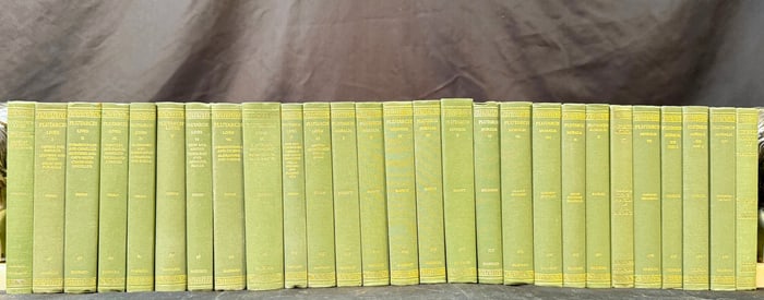 THE LOEB CLASSICAL LIBRARY BY HARVARD UNIVERSITY, PLUTARCH, 27 VOLUMES