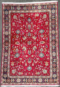 PERSIAN HAMADAN HAND KNOTTED RUG, 7.3 x 10.7 (221cm x 323cm)