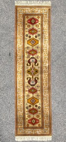 KHOATAN HAND KNOTTED RUNNER, 2.11 x 10.1 (89cm x 307cm)